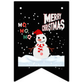 Weihnachten Das Snowman-Jagdbanner Wimpelkette (Zweite Fahne)