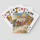 Weihnachten, das war die Nacht vor Weihnachten Spielkarten (Rückseite)