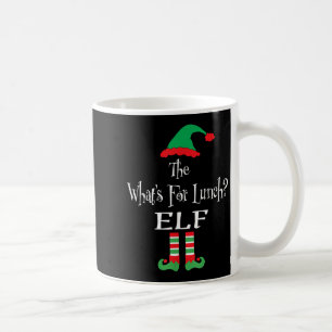 Weihnachten Das was zum Mittagessen ist Elf Shirt  Kaffeetasse