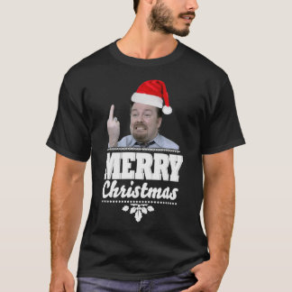 Weihnachten David Brent Ricky Gervais Funny &x27;O T-Shirt