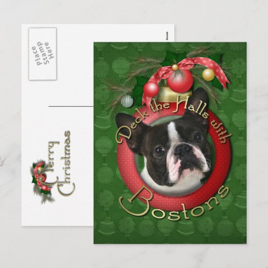 Weihnachten - Deck der Hallen - Bostons (Vorne/Hinten)