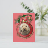 Weihnachten - Deck der Hallen - Goldendoodles (Stehend Vorderseite)