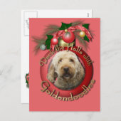 Weihnachten - Deck der Hallen - Goldendoodles (Vorne/Hinten)