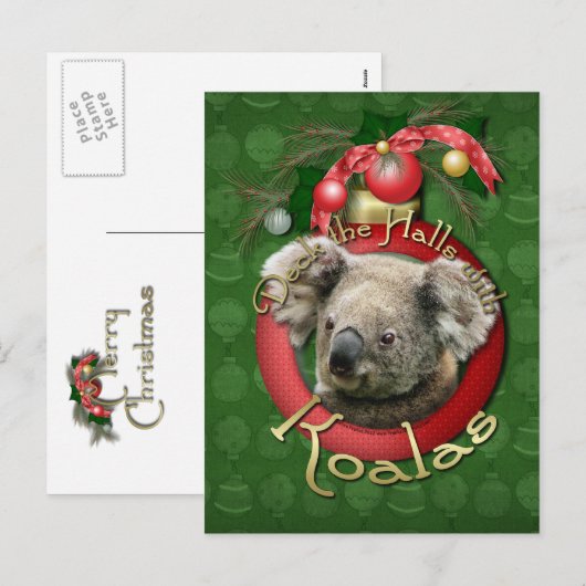 Weihnachten - Deck der Hallen - Koalas (Vorne/Hinten)