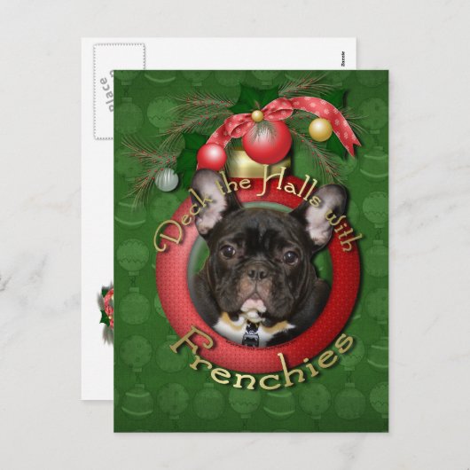 Weihnachten - Deck - Franzosen - Aquamarin (Vorne/Hinten)