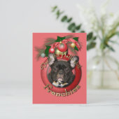 Weihnachten - Deck - Franzosen - Aquamarin (Stehend Vorderseite)