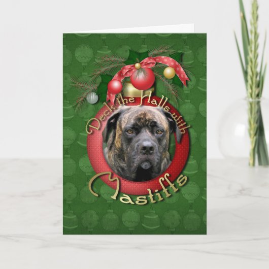 Weihnachten - Deck in den Hallen - Mastiffs - Zykl (Vorderseite)