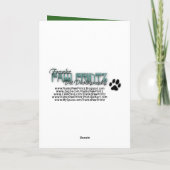 Weihnachten - Deck in den Hallen - Poodles - Apric (Rückseite)