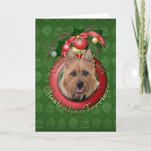 Weihnachten - Deck the Halls - Australische Terrie