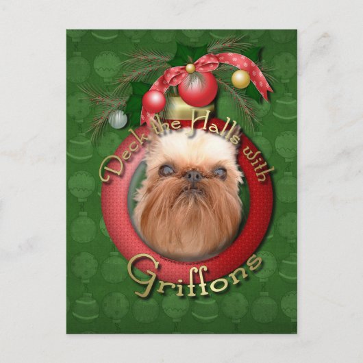 Weihnachten - Deck the Halls - Griffons (Vorderseite)