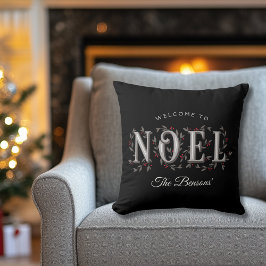 Weihnachten Decorative Black Red Personalisiert Ch Kissen