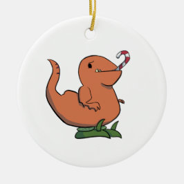 Weihnachten Deinonychus mit Hintern-Verzierung Keramikornament