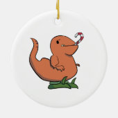 Weihnachten Deinonychus mit Hintern-Verzierung Keramikornament (Hinten)