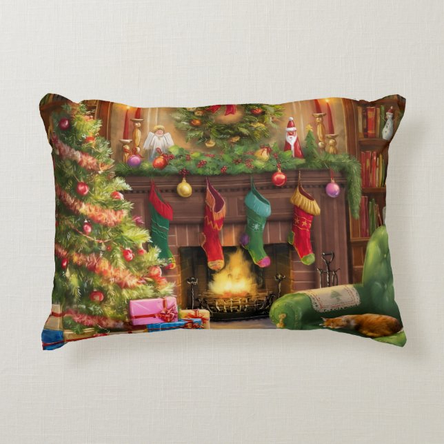 Weihnachten Dekokissen (Vorderseite)