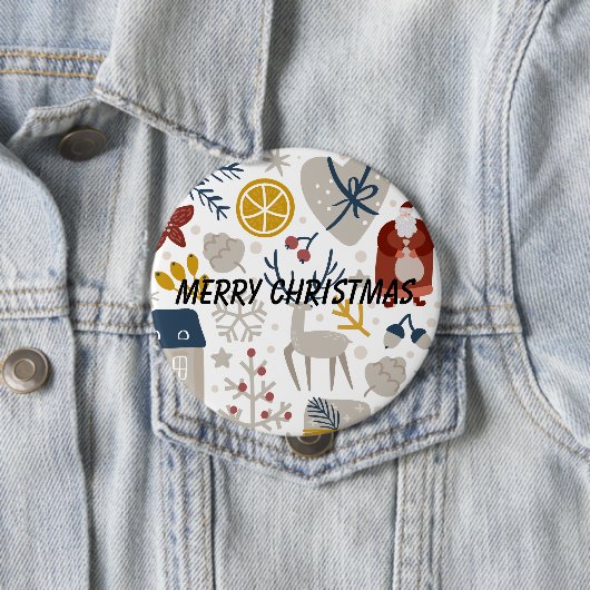 Weihnachten - Dekorationen Santa Tree Button (Beispiel)