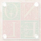 Weihnachten Dekorativer Urlaub Glasuntersetzer (Rückseite)