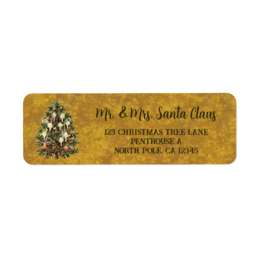 Weihnachten, dekorierter Viktorianischer Baum (Vorne)