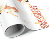 Weihnachten der 1920er geschenkpapier (Rolleneckpunkt)