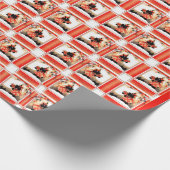 Weihnachten der 1930er Jahre sagt Scottie dog "Che Geschenkpapier (Ecke)