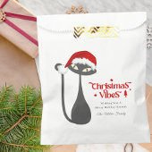 Weihnachten der 50er Jahre Atomic Black Cat Pappteller