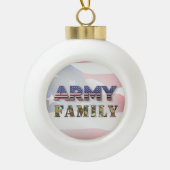 Weihnachten der Armee Keramik Kugel-Ornament (Vorderseite)