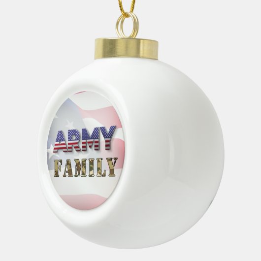 Weihnachten der Armee Keramik Kugel-Ornament (Rechts)