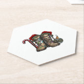 Weihnachten der Armee Untersetzer (angewinkelt)