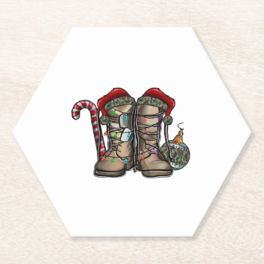 Weihnachten der Armee Untersetzer (Vorderseite)
