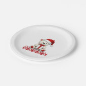 Weihnachten der Bären Pappteller (Schrägansicht)