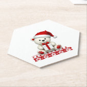 Weihnachten der Bären Untersetzer (angewinkelt)