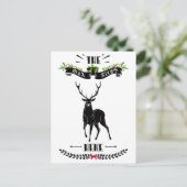 Weihnachten der Buck hält hier Hirsch (Stehend Vorderseite)