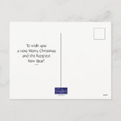 Weihnachten der Buck hält hier Hirsch (Rückseite)