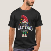 Weihnachten Der Cat-Vater Gnome X Mas Matching PJS T-Shirt (Vorderseite)