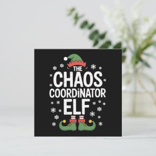 Weihnachten Der Chaos-Koordinator Elf Xmas Familie