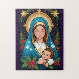 Weihnachten der christlichen römisch-katholischen puzzle