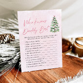 Weihnachten, der Daddy Best Baby Shower Game kennt Einladung