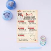 Weihnachten, der die Weihnachtskarte am liebsten m Flyer (Einzeln)