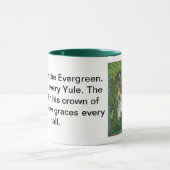 Weihnachten, der Eichen-König und der Tasse (Zentrum)