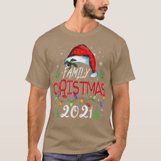 Weihnachten der Familie 2021 Matching s Squad Sant T-Shirt