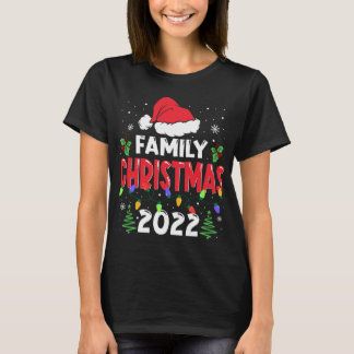 Weihnachten der Familie 2022 Matching Squad Santa  T-Shirt