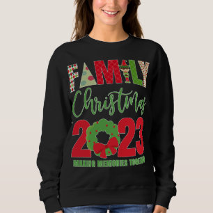 Weihnachten der Familie 2023 Matching Squad Santa Sweatshirt