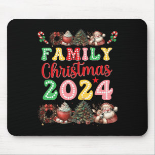 Weihnachten der Familie 2024 Matching Family Chris Mousepad