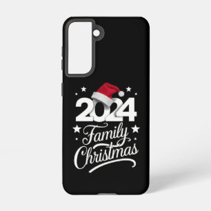 Weihnachten der Familie 2024 Matching Pajama Santa Samsung Galaxy Hülle