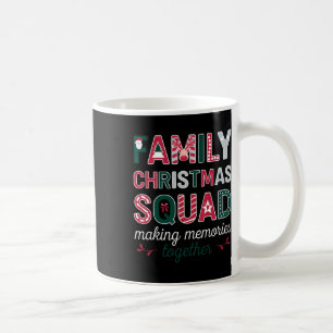 Weihnachten der Familie 2024 Matching Squad Santa Kaffeetasse