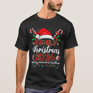 Weihnachten der Familie 2024 Matching Squad Santa T-Shirt