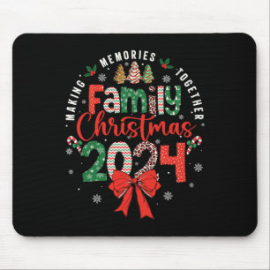 Weihnachten der Familie 2024 Matching Xmas Making  Mousepad