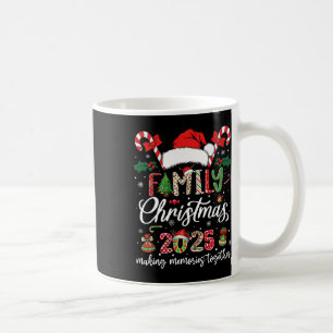 Weihnachten der Familie 2025 Matching Squad Santa Kaffeetasse