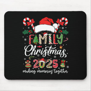 Weihnachten der Familie 2025 Matching Squad Santa  Mousepad