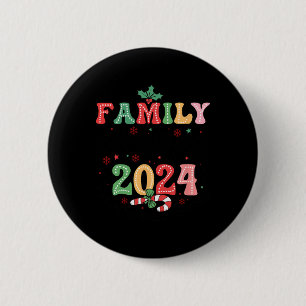 Weihnachten der Familie Matching Xmas 2024 Memorie Button