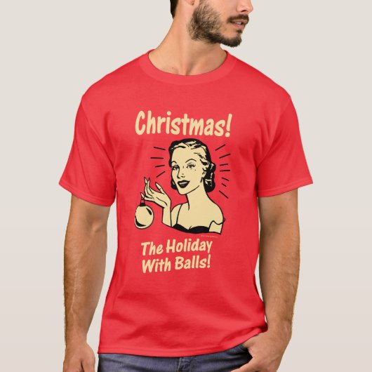 Weihnachten: Der Feiertag mit den Ballen T-Shirt (Vorderseite)